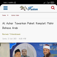 Toafl Bahasa Arab SINDONEWS