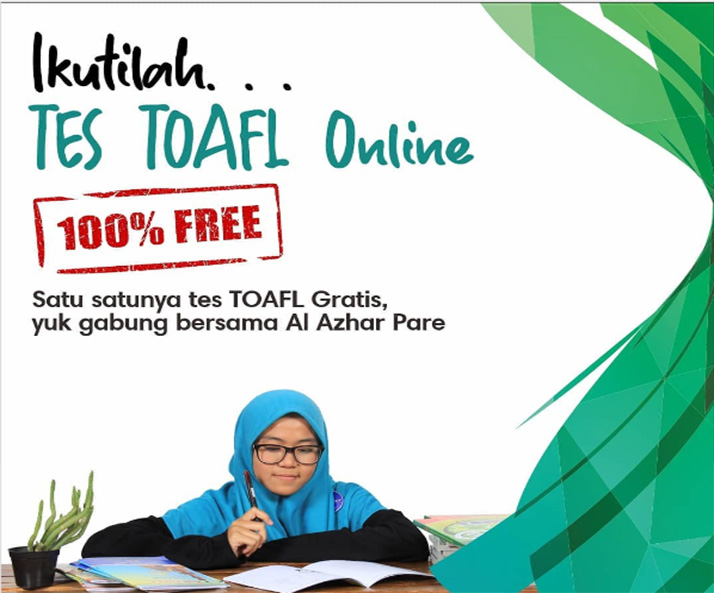 Tes TOAFL Gratis Bersertifikat Al Azhar Center