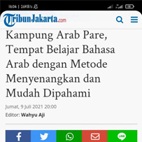 Toafl Bahasa Arab TRIBUNNEWS